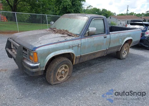 1987 Dodge Dakota из США, поврежденный, VIN 1B7GR14M9HS404759